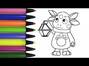 №155 Moonzy and his friends coloring 🌈 Luntik 🎨