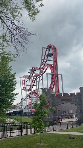 Dragon Slayer Coaster at Adventureland 🐉🎢