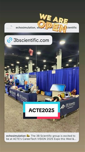 📣 Nashville, we’re here! 3B Scientific group is pulling up to ACTE CareerTech VISION 2025 this Wed & Thu at the Gaylord Opryland! 🙌🔥 ✨ Come find us at Booth 850 and check out what Mike & Tim are showing off: 🔹 iSimulate REALiTI 360 🔹 Lifecast manikins 🔹 SAM4 Task Trainer 🔹 Anatomy models 🔹 VSI Veterinary Simulators 🔹 P73 Airway Trainer 🔹 Wallcur simulated meds 🔹 Asclepius Virtual Dissection Table … and so much more! 👀 Can’t make it? We got you. 📅 Book a 1:1 here: https://shorturl.at