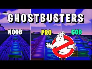 GHOSTBUSTERS THEME SONG - Noob vs Pro vs God (Fortnite Music Blocks) ft. ‪@dehalfwit‬