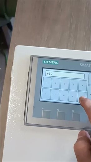 siemens hmi custom keypad for big fingers #work