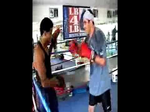 Adam Carolla Boxing with Terry Claybon