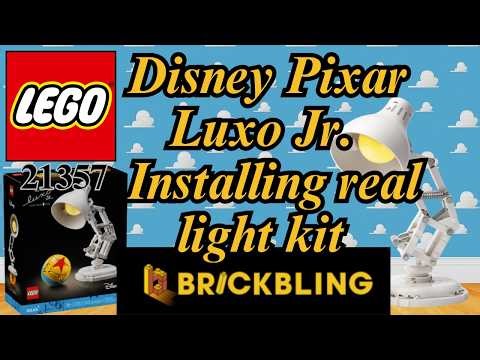 I Added Lights to a Lego Luxo Jr. Lamp and It Looks Insane