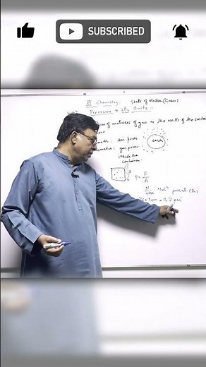 Class 11 Chemistry | SI Units of Pressure Explained in 40 Seconds