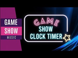 Game Show Clock Timer | Music for content creator