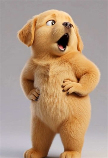 PIKI sings and dances to the Macarena 😂😅 #dog #animations #cute #pet #aidance