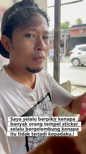 14K views · 396 reactions | Tutorial simple menempel sticker. #sticker #stickers #edukasi #tutorial #cuttingsticker #stickercutting | Icank Bintang Sticker | Facebook