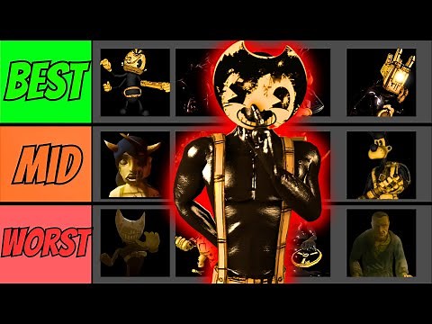 I Ranked EVERY Bendy And The Ink Machine Character