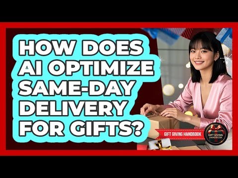 How Does AI Optimize Same-day Delivery For Gifts? - Gift Giving Handbook