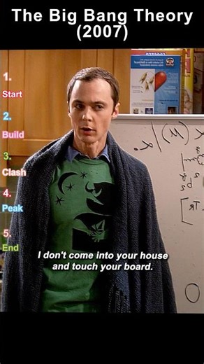 #movie #film The Big Bang Theory Season 1 (2007) | Sheldon Discovers His Whiteboard Tampered