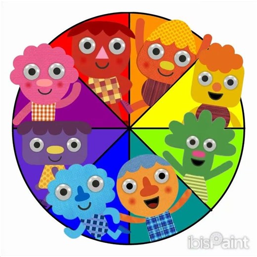 Noodle & Pals Color Wheel [Color speedpaint]