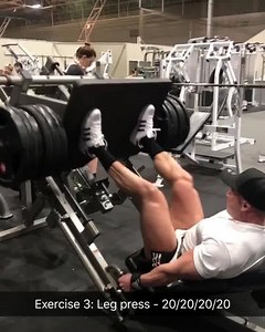 44K views · 761 reactions | LEG DAY WORKOUT! - 5 x Barbell squats 5 x Leg extension 4 x Leg press (superset with...) 4 x Partial bodyweight squats 4 x Lying leg curl 4 x Standing calf raise 3 x Standing calf contractions - More daily workouts on Snapchat:  Josef_Rakich | Josef Rakich Fitness | Facebook
