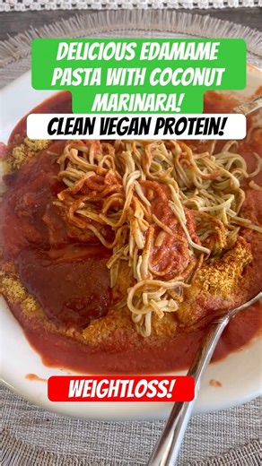 Eat this #Edamame pasta #recipe for #weightloss #fiberrich #sweetpotatobenefits #veganprotein