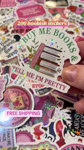 Bookish stickers to decorate your kindle, laptop, water bottles, anything! ✨