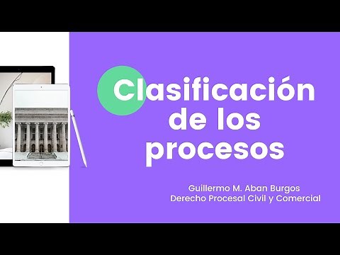 Classification of processes
