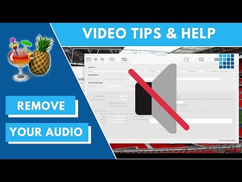 HOW TO: Remove AUDIO from your video using Handbrake!