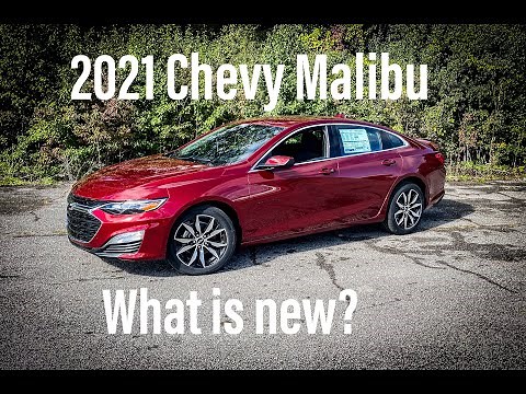 2021 Chevrolet Malibu RS - Walk Around and Full Review - Changes from 2020