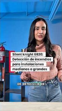 Silent Knight 6820: Detección de incendios para instalaciones medianas a grandes.