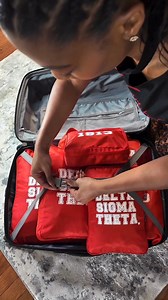 Stay bold, organized, and rep your DST pride with our Delta Sigma Theta Packing Cube Set! Whether you’re off to a conference or a quick getaway, these water resistant compression packing cubes make packing stress-free and stylish. Here’s what’s inside: ✔️ 4 space-saving cubes for outfits ✔️ 2 cosmetic bags for your essentials ✔️ 1 drawstring bag ✔️ 1 shoe bag for flawless packing 🔥 Bonus: Pre-order now for an extra 20% OFF and Free Shipping. You’re just one step away from traveling like the que