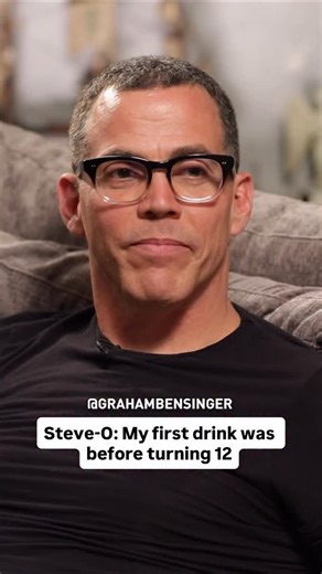 Steve-O: Alcoholic mom gave me booze as a child to keep me calm. #booze #interview #mom | Graham Bensinger