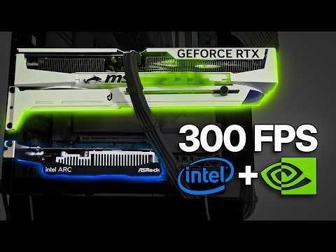 I Tried Using TWO Graphics Cards for Gaming and Streaming...