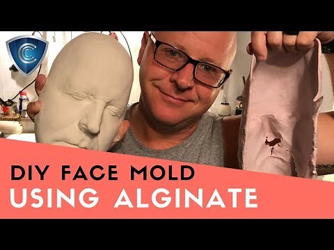DIY Face Cast and Mold using alginate