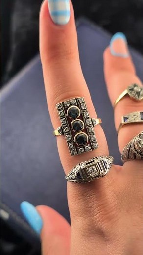 Vintage/Antique Diamond & Sapphire Rings 💎