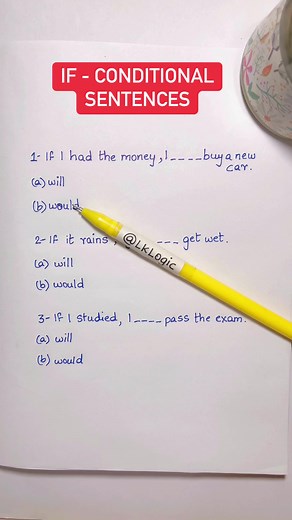 If - Conditional Sentences | LK Logic