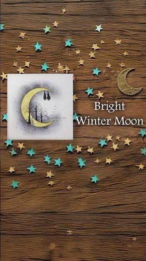Bright winter moon by Sarah Anderson ✨🌙 full tutorial and products are available on our website
