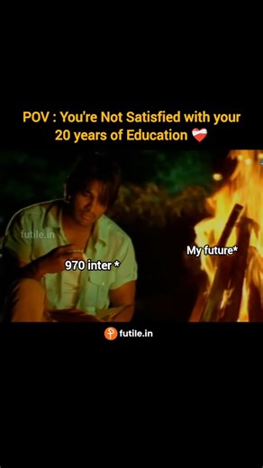 FUTILE on Instagram: "When Years of Education Still Feels Not Enough... Worked hard through every phase — 10th: 9.8 GPA Inter: 970 Marks B.Tech: 9+ GPA Built Java, Web Dev, and DSA skills. Yet, the hunger for something bigger burns inside. The dream? To build something of my own. A startup. A legacy. A reason. #FutileWayToLive 10th GPA, Intermediate Marks, BTech GPA, Java Developer, Web Developer, DSA Skills, Startup Journey, Student Struggles, Education Pressure, Futile.in, Entrepreneurship Dre
