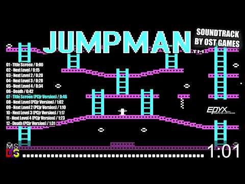 Jumpman OST | 1984 | MS-DOS - all soundtrack in one video