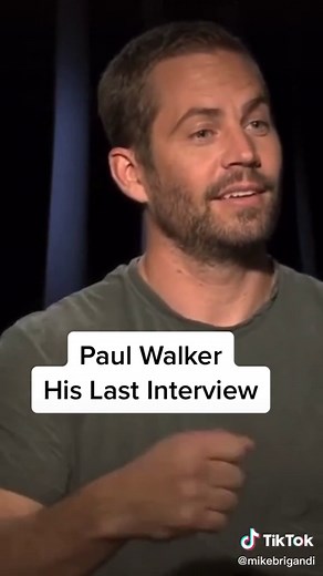 Paul Walkers Last interview on Hours from 2013. #inspirational | paul walker