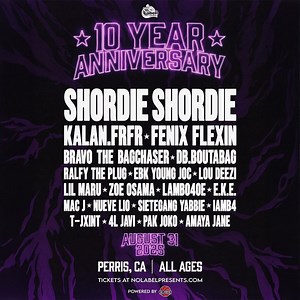 No Label Presents: 10 Year Anniversary Festival  Live in Perris, CA in Perris - Tickets 2025-08-31 | Southern California Fair