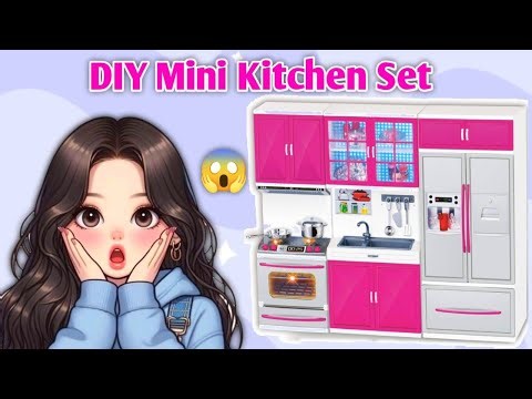 DIY Cutest Kitchen Set ! Kitchen set 💡from Cardboard