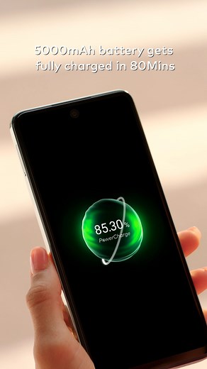 Don't let the low-battery status ruin your day! Turn on #itelP55plus Smart Charge Mode and let it be your day-saver, charging to 100% in 80 minutes. #itelP55series #45WPowerCharge | itel