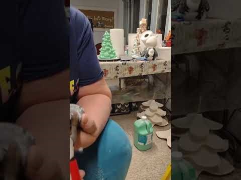 Drilling Holes in Ceramic Bisque Vintage Christmas Trees Ceramics How To Video