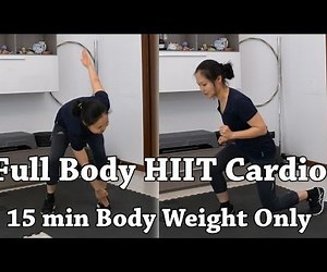 15 Min Full Body Intense HIIT Cardio