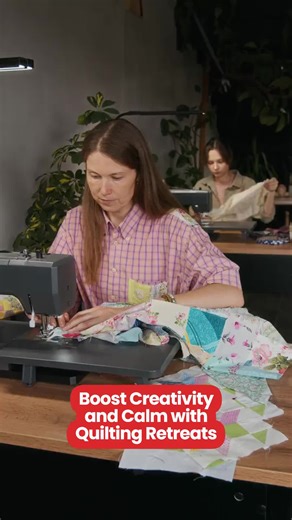 Find out how quilting retreats can supercharge your creativity and boost your well-being! Step away from everyday stress and immerse yourself in a world where fabric, friendship, and fun come together to spark fresh ideas and soothe your soul. Ready to change your quilting practice? Let's go! #quilting #sewing #shqa