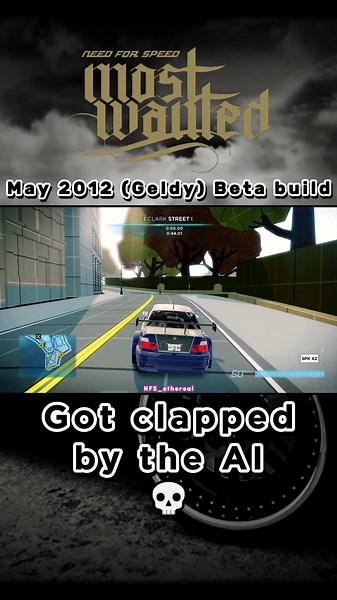 When the AI Takes Revenge 💀 - NFS Most Wanted 2 (2012) Beta Build #NFSMostWanted2012