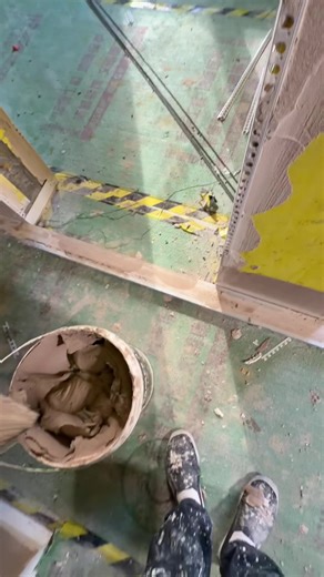 墙面如何找平#油漆工 #刮大白 #刮腻子 | Interior Wall Paint