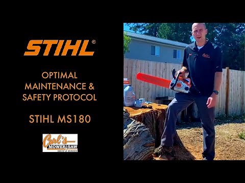 So You Own A... STIHL MS 180 Chainsaw
