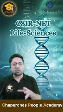 CSIR NET Life Sciences | Part A | Dr Ajit Rai
