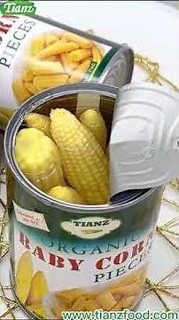 Mini Marvels in a Can: The World of Canned Baby Corn! 🌽✨| Support OEM&ODM | Tianz Food Factory #corn