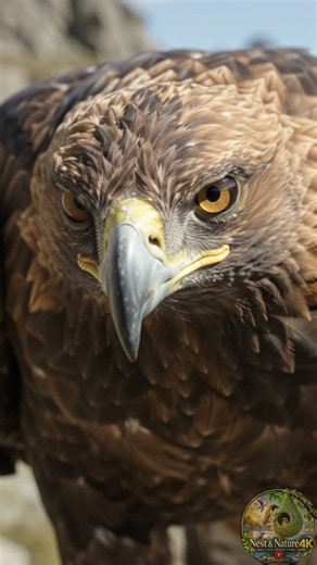 Golden Eagle — The Ultimate Mountain Cliff Hunt 🦅🏔️ | 4K Wildlife Documentary #eagle #viral #shorts