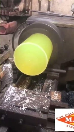 Machining work on polyurethane material