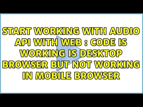 Code is working is desktop browser but not working in mobile browser