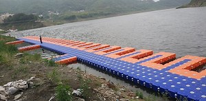 [Hot Item] Modular Floating Boat Dock Pontoon Float Dock Modular Pontoon Walkway Floating Dock Cube