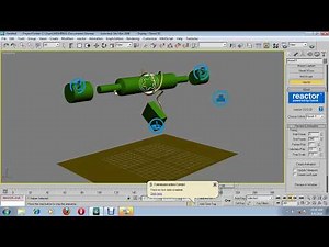 Making a dynamic rope with MassFX - 3ds max tutorial. Pulling a Box with Rope and Wheel by 3ds max.