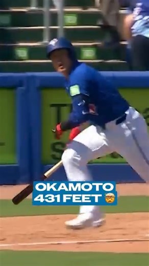 The first Blue Jays homer for Kaz ‼️ 岡本和真、オープン戦初ホームラン! | Toronto Blue Jays