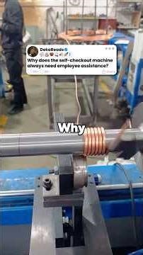 Why does the self-checkout machine always need employee assistance?